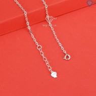 Lắc chân bạc nữ hình cỏ 4 lá may mắn LCN0103 - Trang sức TNJ