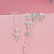 Quà noel cho người yêu bộ trang sức bạc hồ ly BTS0029 - Trang Sức TNJ
