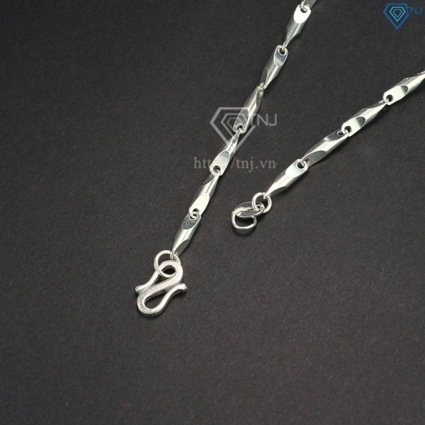 Quà noel cho bạn trai dây chuyền bạc nam đẹp DCK0017 - Trang Sức TNJ