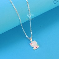 Dây chuyền bạc cho bé hình Hello Kitty dễ thương DTN0030 - Trang Sức TNJ
