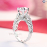 Nhẫn bạc nữ đẹp đính đá cao sang trọng NN0181 - Trang Sức TNJ