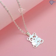 Dây chuyền bạc nữ hình gấu trúc dễ thương DCN0630 - Trang Sức TNJ