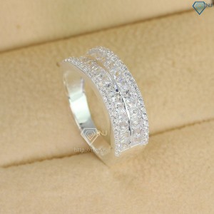 Nhẫn bạc nữ đính đá vuông cao cấp NN0352 - Trang Sức TNJ
