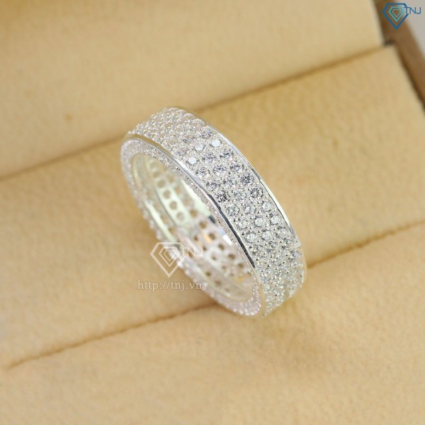 Nhẫn bạc nữ full đính đá NN0354 - Trang Sức TNJ