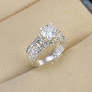 Nhẫn bạc nữ cao cấp đính đá NN0358 - Trang Sức TNJ