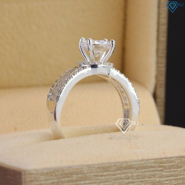 Nhẫn bạc nữ cao cấp đính đá NN0358 - Trang Sức TNJ