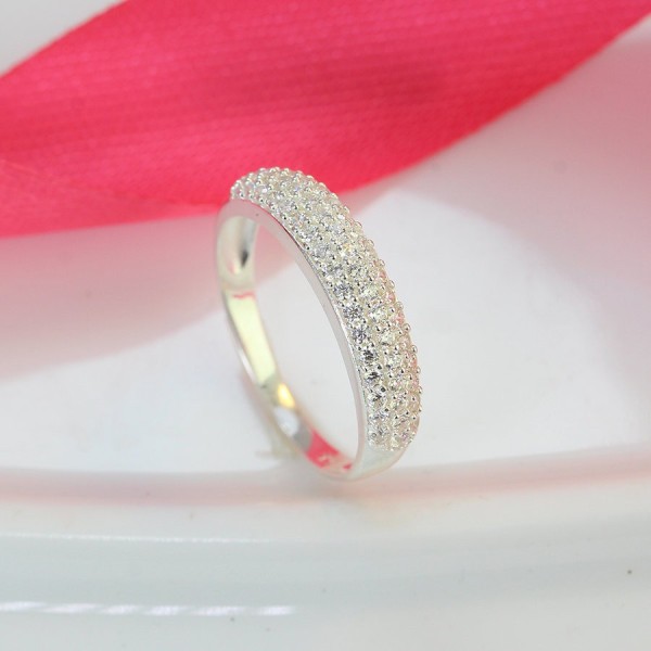 Nhẫn bạc nữ Hà Nội đính đá NN0361