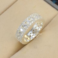 Nhẫn bạc nam ngón trỏ đính đá NNA0397- Trang Sức TNJ