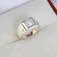 Nhẫn bạc nam đeo ngón út NNA0406 - Trang sức TNJ
