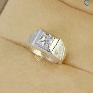Nhẫn bạc nam đeo ngón út NNA0406 - Trang sức TNJ