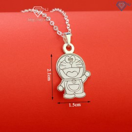 Dây chuyền bạc cho bé hình Doraemon DCT0103 - Trang Sức TNJ