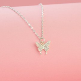 Dây chuyền bạc nữ cánh bướm hồ điệp đẹp DCN0656