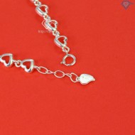 Lắc tay bạc nữ hình trái tim đẹp LTN0317 - Trang sức TNJ