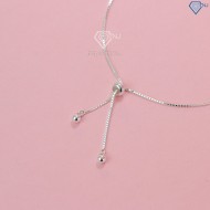 Quà 8 3 cho người yêu lắc tay cỏ 4 lá may mắn bằng bạc LTN0277  - Trang Sức TNJ