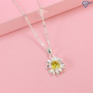 Dây chuyền hoa hướng dương bằng bạc DCN0655 - Trang Sức TNJ