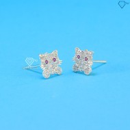 Bông tai bạc cho bé hình Hello Kitty BTT0027 - Trang Sức TNJ