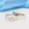 Nhẫn đôi bạc nhẫn cặp bạc đẹp khắc tên ND0240 - Trang Sức TNJ