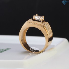 Nhẫn nam bạc xi mạ vàng hồng NNA0066-XH- Trang sức TNJ