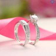 Nhẫn đôi bạc nhẫn cặp bạc đẹp ND0045 - Trang Sức TNJ