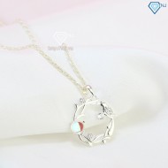 Dây chuyền bạc nữ mặt con chim đính đá DCN0676 - Trang Sức TNJ