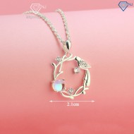 Dây chuyền bạc nữ mặt con chim đính đá DCN0676 - Trang Sức TNJ
