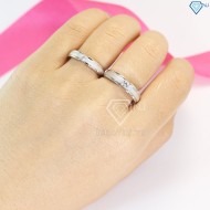 Nhẫn đôi bạc nhẫn cặp bạc đẹp ND0149 - Trang Sức TNJ