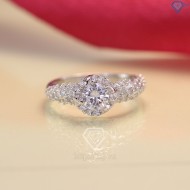Nhẫn bạc nữ đẹp đính đá cao cấp NN0234 - Trang Sức TNJ
