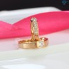Nhẫn đôi bạc nhẫn cặp bạc xi mạ vàng hồng ND0176 - Trang Sức TNJ
