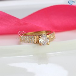 Nhẫn bạc nữ xi mạ vàng hồng NN0231 - Trang Sức TNJ