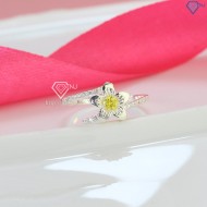 Nhẫn bạc nữ hoa mai đẹp NN0379 - Trang Sức TNJ