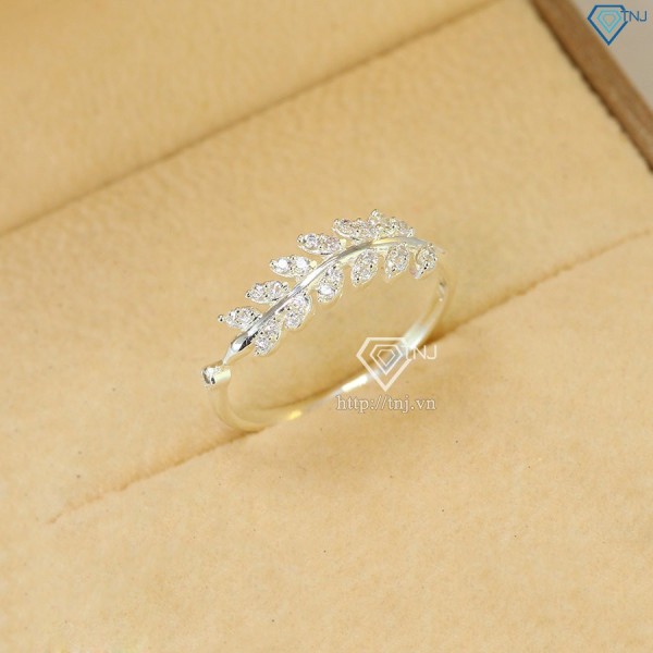 Nhẫn bạc nữ lá nguyệt quế đẹp NN0381 - Trang Sức TNJ
