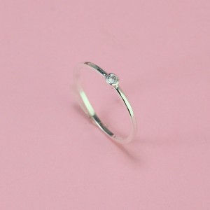 Nhẫn bạc nữ đơn giản giá rẻ NN0385
