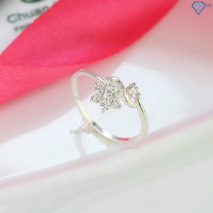 Nhẫn bạc nữ hình bông hoa đẹp NN0388 - Trang Sức TNJ