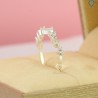 Nhẫn bạc nữ mặt đá chữ nhật đẹp NN0402 - Trang Sức TNJ
