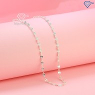 Dây chuyền bạc nữ không mặt mắt xích DNK0018 - Trang Sức TNJ