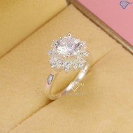 Nhẫn bạc nữ đẹp đính đá sang trọng NN0404 - Trang Sức TNJ
