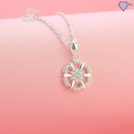 Dây chuyền bạc nữ mặt đính đá đẹp DCN0687 -Trang Sức TNJ