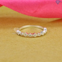 Nhẫn bạc nữ đơn giản giá rẻ NN0412 - Trang Sức TNJ
