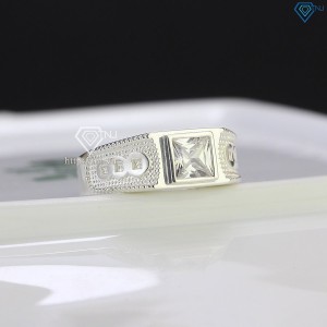 Nhẫn bạc nam đeo ngón út kim tiền NNA0444 - Trang sức TNJ