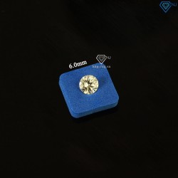 Đá Moissanite size 6.0mm DM0007 - Kiểm định GRA