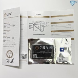 Đá Moissanite size 6.0mm DM0007 - Kiểm định GRA