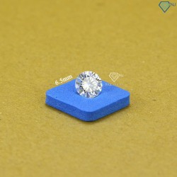 Đá Moissanite size 6.5mm DM0008 - Kiểm định GRA