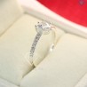 Nhẫn bạc nữ đính đá trái tim cao cấp NN0219 - Trang Sức TNJ