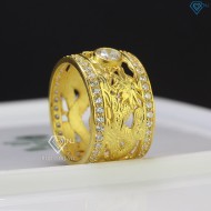 Nhẫn nam bạc xi mạ vàng 18k hình rồng NNA0392-XV- Trang sức TNJ