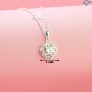 Quà sinh nhật cho người yêu dây chuyền Moissanite 7.0mm DCNM0004