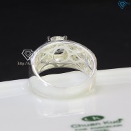 Nhẫn nam bạc đẹp đính đá trắng sang trọng NNA0459 - Trang sức TNJ