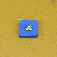 Đá Moissanite xanh size 6.0mm DM0007 - Kiểm định GRA