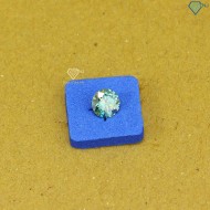 Đá Moissanite xanh size 6.0mm DM0007 - Kiểm định GRA