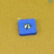 Đá Moissanite xanh size 6.0mm DM0007 - Kiểm định GRA