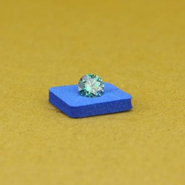 Đá Moissanite xanh size 6.0mm DM0005 - Kiểm định GRA